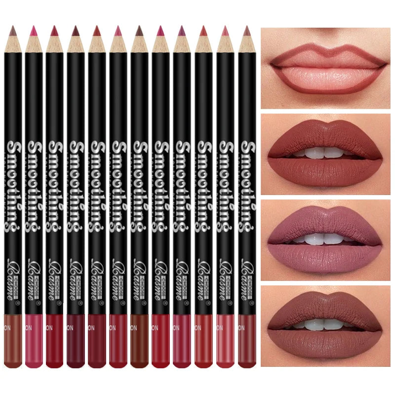 Choose Rasme Waterproof Lip Liner Set-12