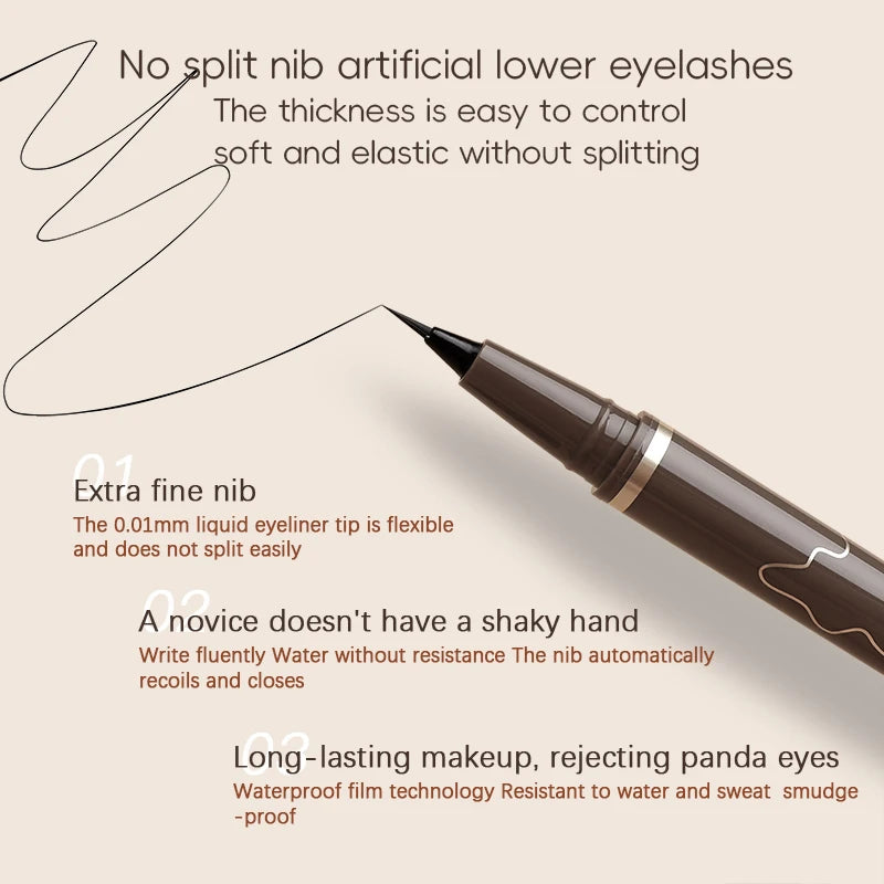 Slim Liquid Eyeliner – Waterproof Long-Lasting Precision Pen