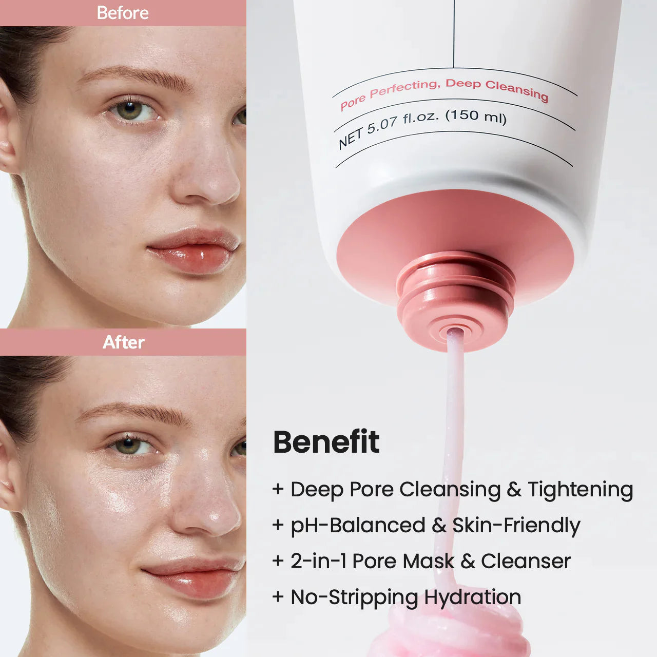 Biodance Korean Skincare Collagen Foam Cleanser - Deep Pore Cleansing & Hydration, pH-Balanced 150ml