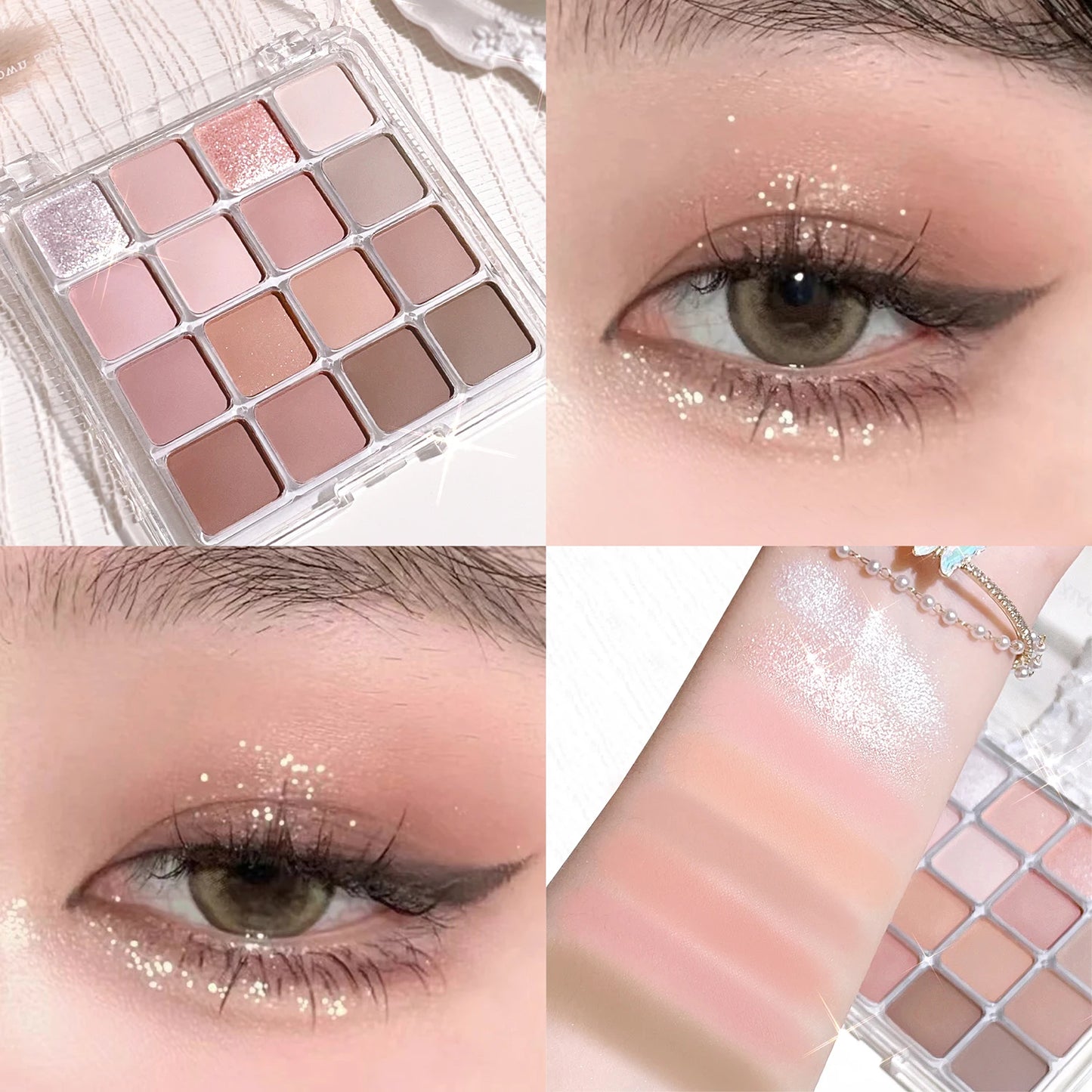 XIAOYUMI 16-Color Eyeshadow Palette