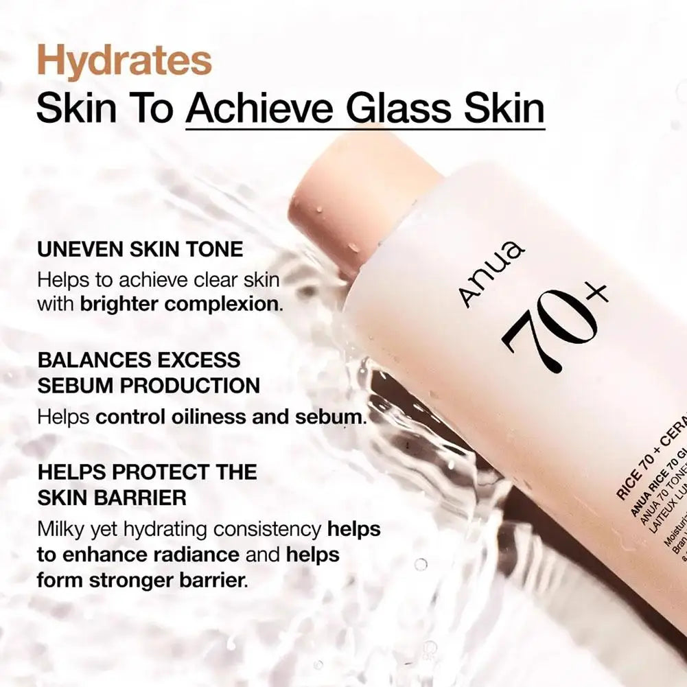 Anua Rice 70 Glow Milky Toner With 70% Rice Water