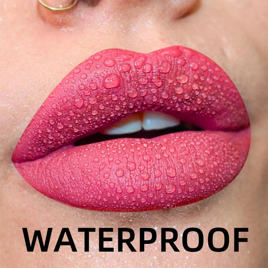Matte Velvet Waterproof Liquid Lipstick – 19 Stunning Shades