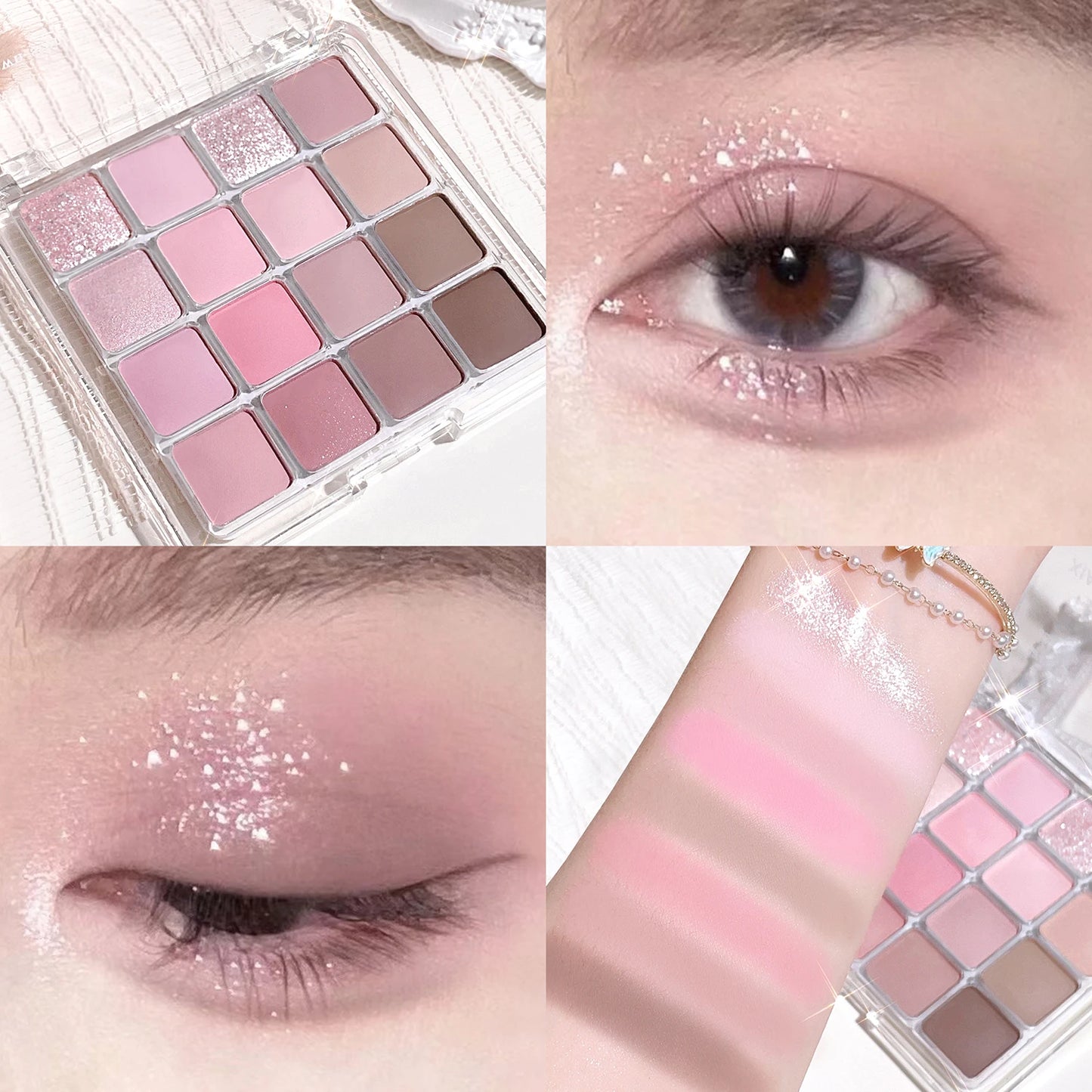 XIAOYUMI 16-Color Eyeshadow Palette