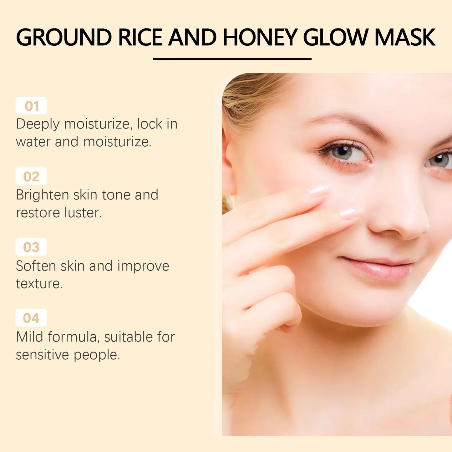 Hoygi Rice & Honey Glow Mask