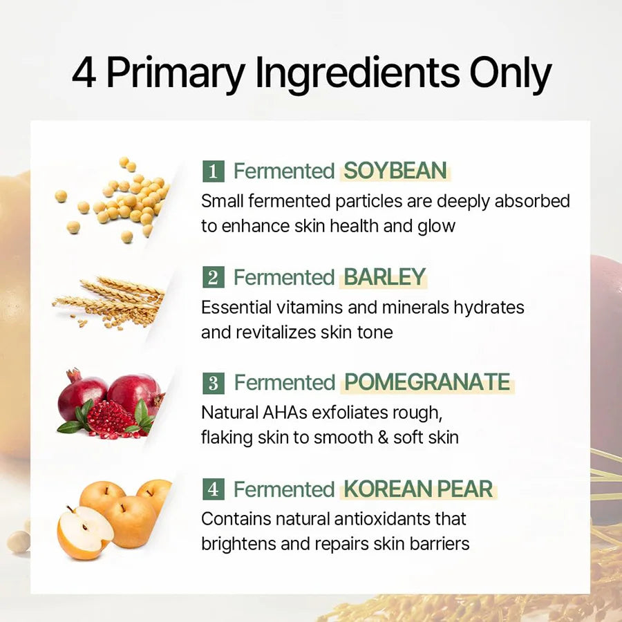 Mixsoon bean essence exfoliating moisturizing hydrating Korean skin care glass muscle hyaluronic acid essence deep hydrating