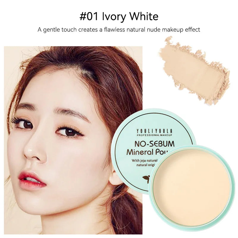 YOULIYOULA No-Sebum Mineral Powder – Oil Control & Matte Finish Setting Powder