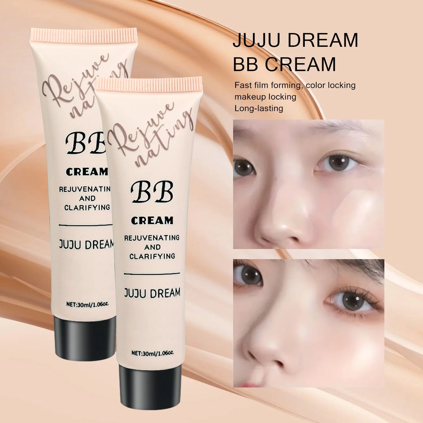 JUJU DREAM BB Cream – Rejuvenating & Clarifying Lightweight Foundation
