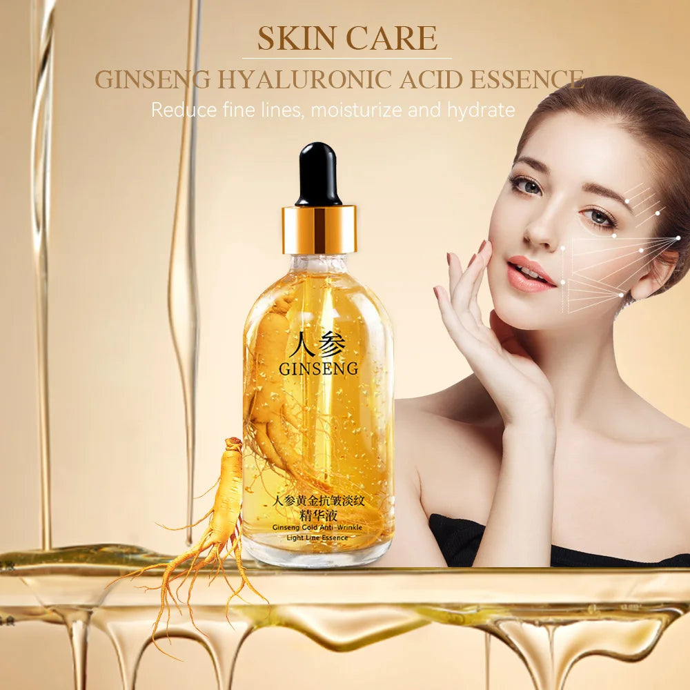BIAOQUAN Ginseng Gold Polypeptide Essence – Anti-Wrinkle & Firming Serum
