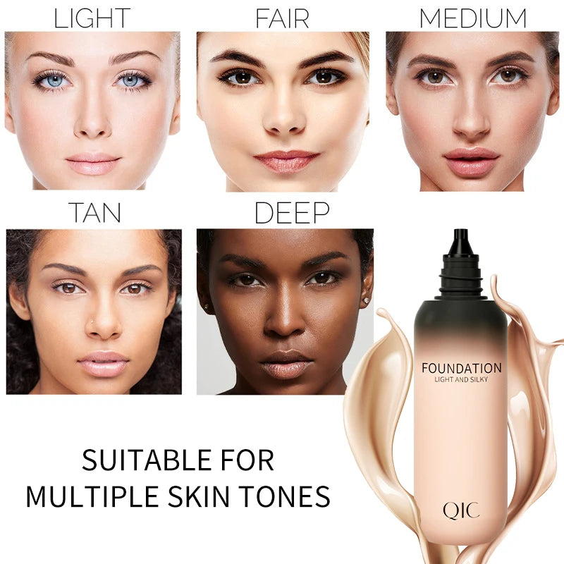 QIC Light & Silky Foundation & Concealer