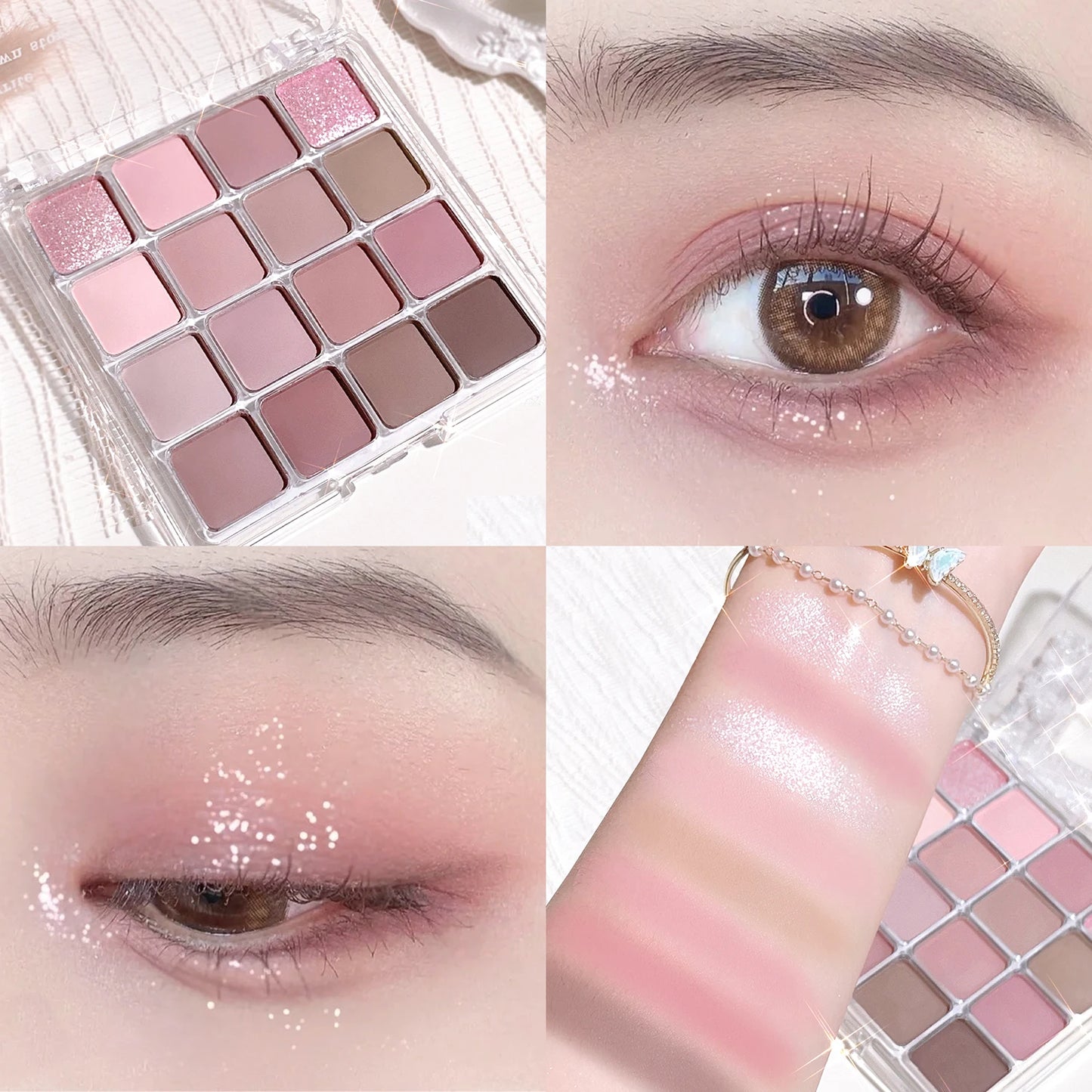 XIAOYUMI 16-Color Eyeshadow Palette
