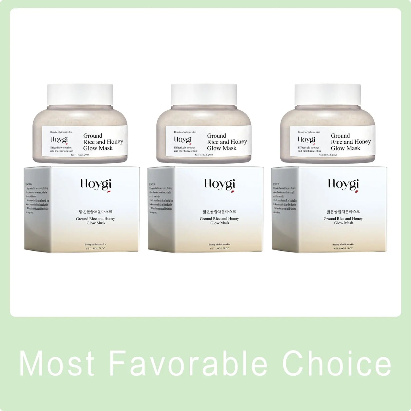 Hoygi Rice & Honey Glow Mask