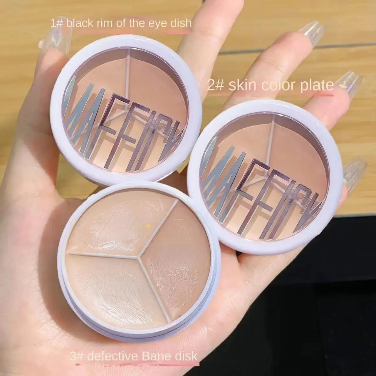 3 Color Concealer Palette