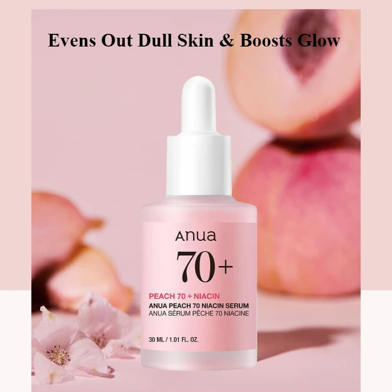 PEACH 70 +NIACINAMIDE FACIAL SERUM Glow booster Serum For Uneven & Dull Skin Tone Glow hydration Collagen Face Moisturizer