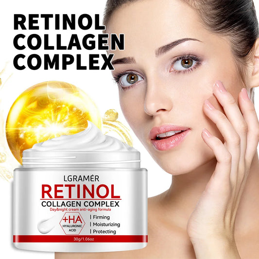 LGRAMÉR Retinol Collagen Complex Cream – Day & Night Anti-Aging Formula