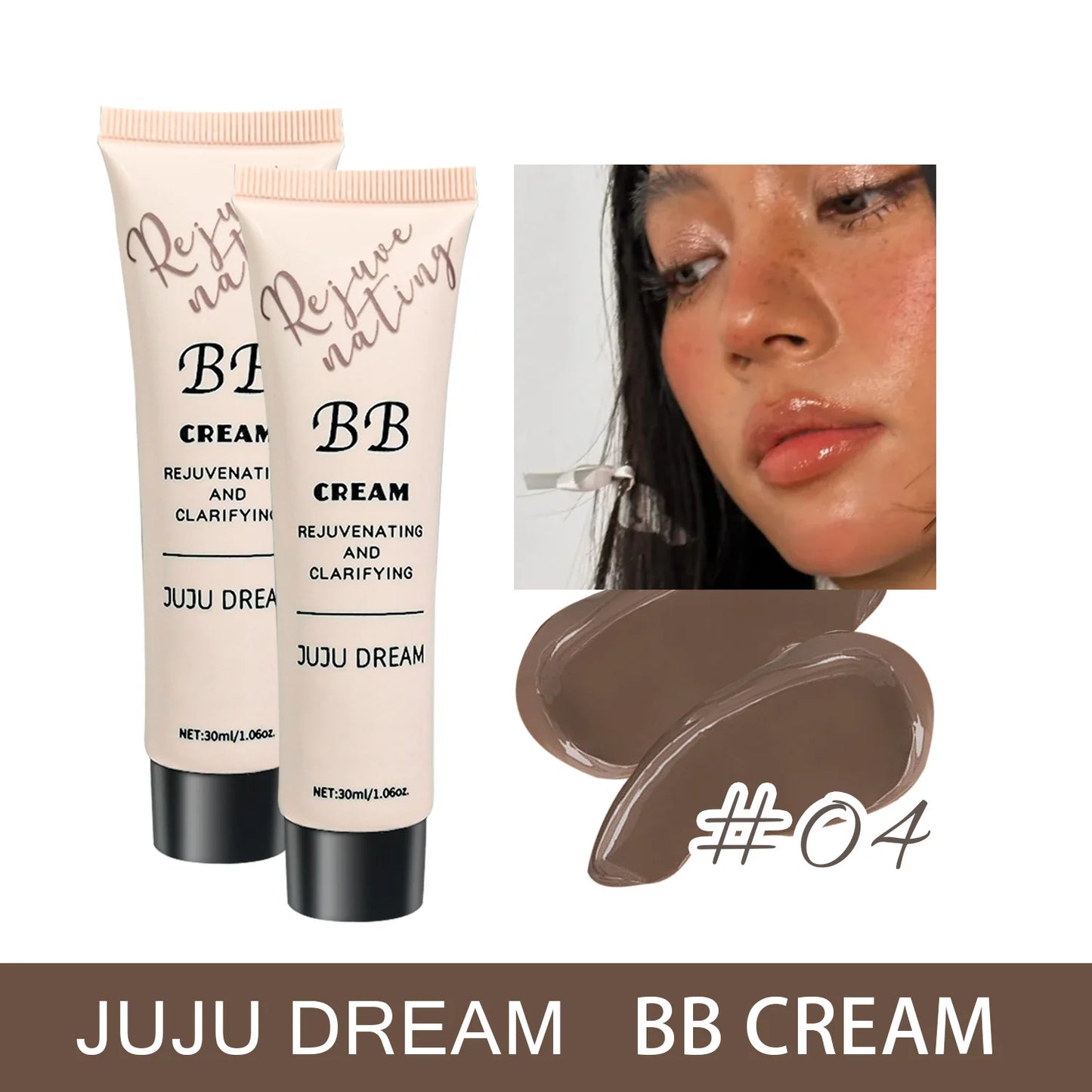 JUJU DREAM BB Cream – Rejuvenating & Clarifying Lightweight Foundation