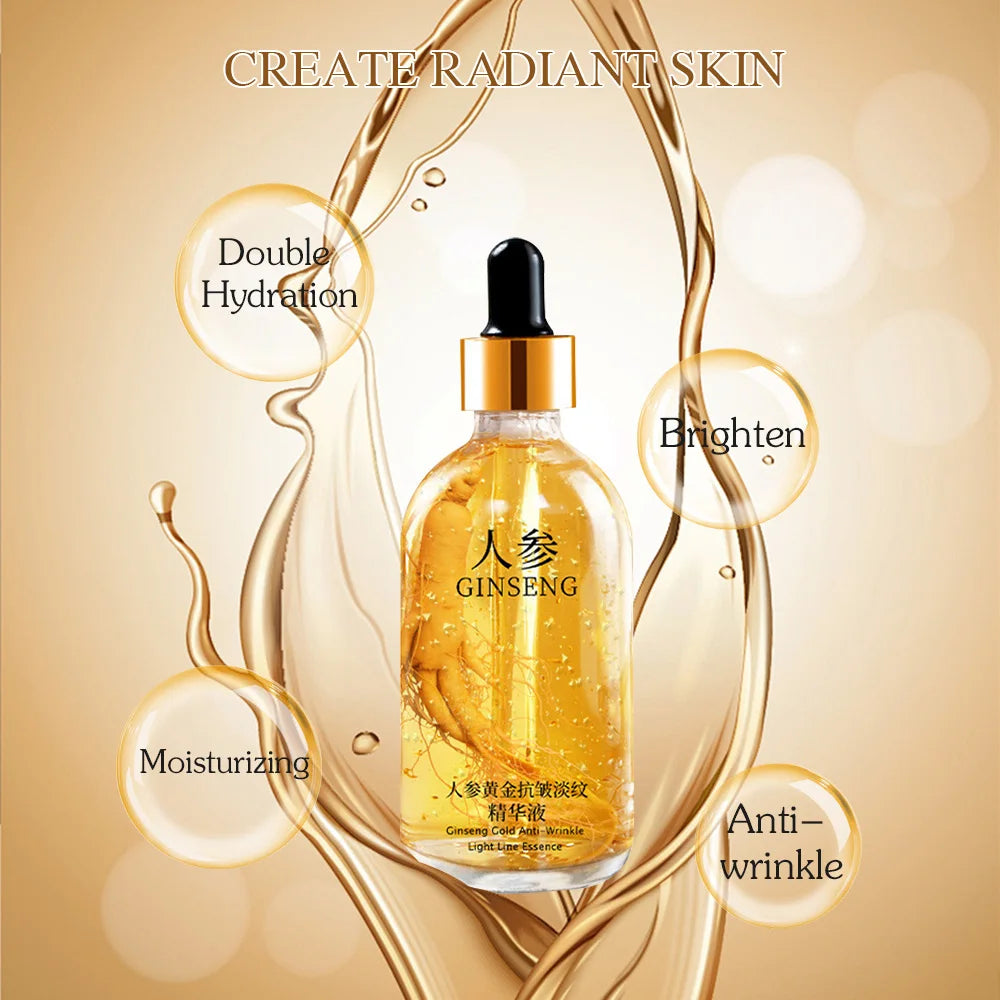 BIAOQUAN Ginseng Gold Polypeptide Essence – Anti-Wrinkle & Firming Serum