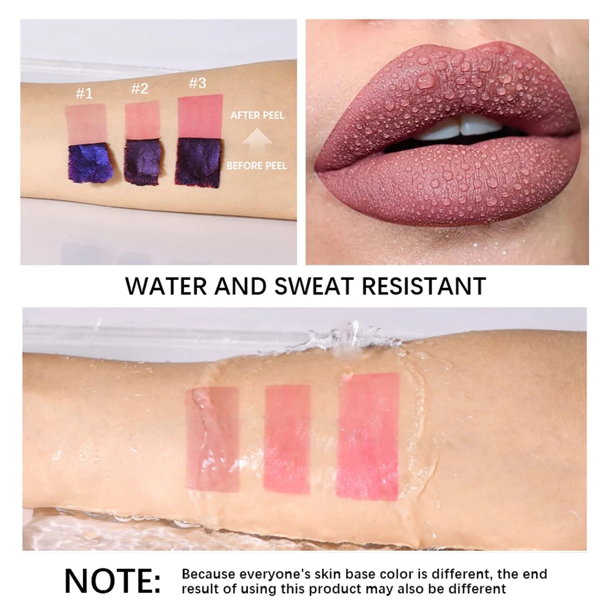 Siman Purple Glaze Lip Gloss – Peel Off Tint