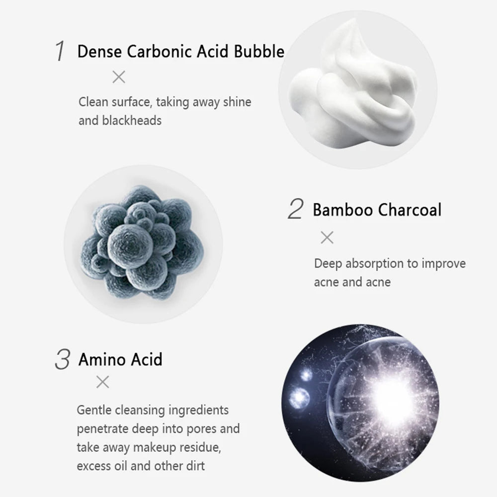 1~10PCS Oxygen Bubble Mask Black Sea Salt Moisturizing Bubble Facial Mask Deep Cleansing Skin Rejuvenation Shrink Pore Oil