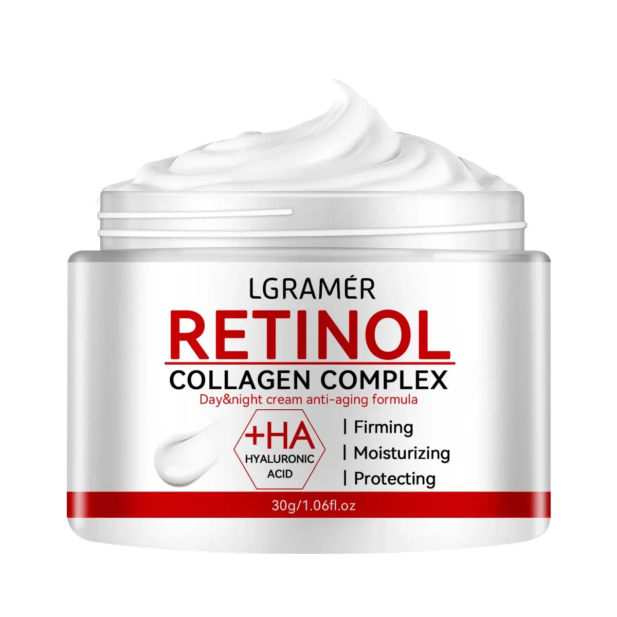 LGRAMÉR Retinol Collagen Complex Cream – Day & Night Anti-Aging Formula