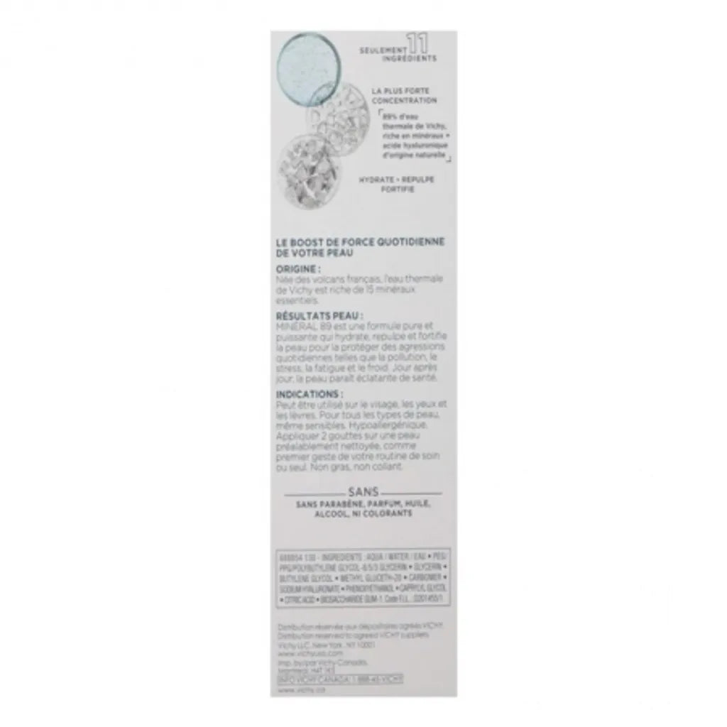 Vichy Minéral 89 Fortifying and Plumping Daily Booster