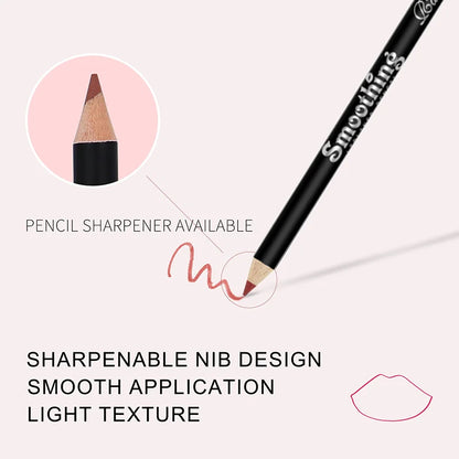 Choose Rasme Waterproof Lip Liner Set-12