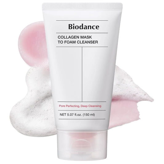 Biodance Korean Skincare Collagen Foam Cleanser - Deep Pore Cleansing & Hydration, pH-Balanced 150ml