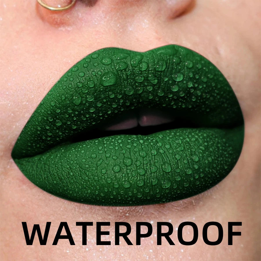 Matte Velvet Waterproof Liquid Lipstick – 19 Stunning Shades