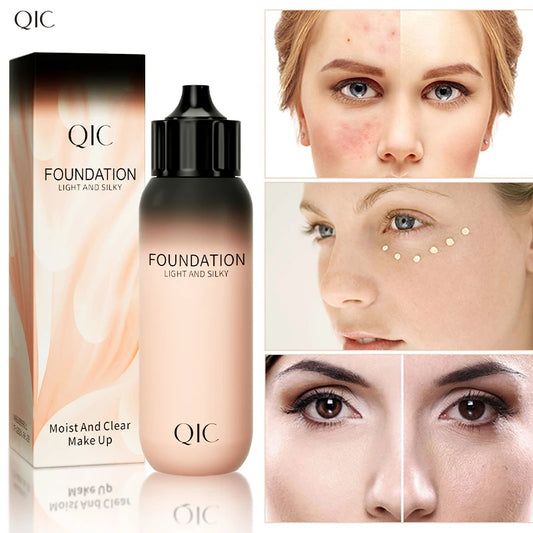 QIC Light & Silky Foundation & Concealer