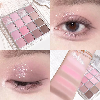 XIAOYUMI 16-Color Eyeshadow Palette