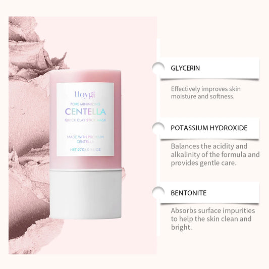 SKIN1004 Pore Minimizing Centella Quick Clay Stick Mask – Deep Cleansing & Soothing Care