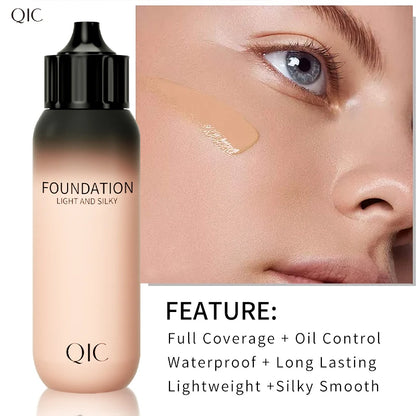 QIC Light & Silky Foundation & Concealer