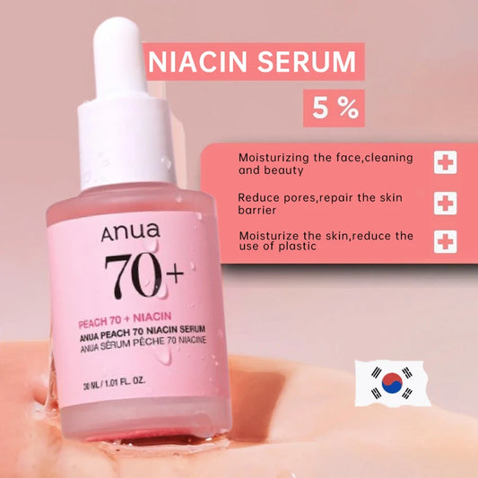 PEACH 70 +NIACINAMIDE FACIAL SERUM Glow booster Serum For Uneven & Dull Skin Tone Glow hydration Collagen Face Moisturizer