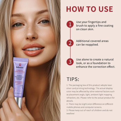3er-Pack CC Cream Farbwechsel-Flüssig-Foundation mit Centella-Extrakt, koreanischer High Coverage Foundation, Foundation-Creme für das Gesicht, Make-up-Grundlage