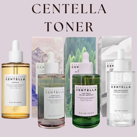 Korean Skincare Product – Centella Asiatica Serum & Toner – Brightening, Moisturizing & Pore-Refining