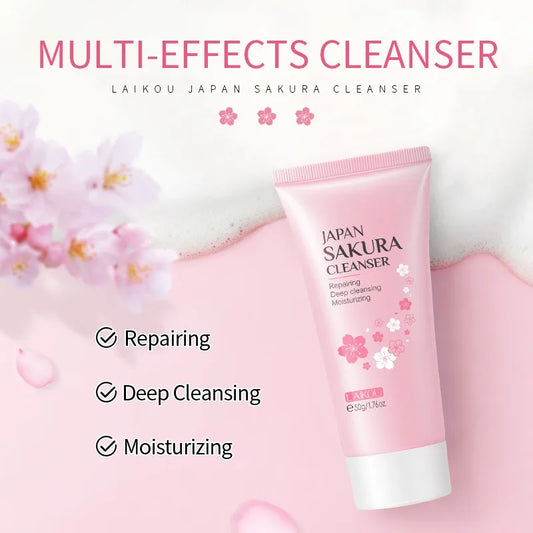 Sakura Cleanser – Repairing, Deep Cleansing & Moisturizing (50g)