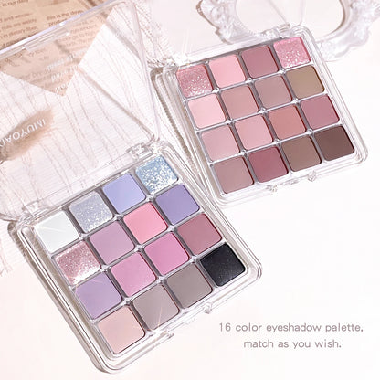 XIAOYUMI 16-Color Eyeshadow Palette
