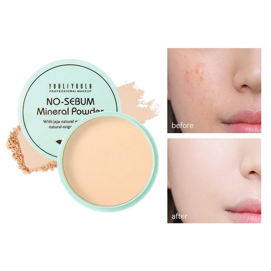 YOULIYOULA No-Sebum Mineral Powder – Oil Control & Matte Finish Setting Powder