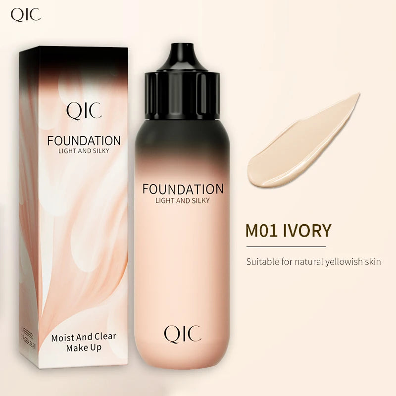 QIC Light & Silky Foundation Ivory