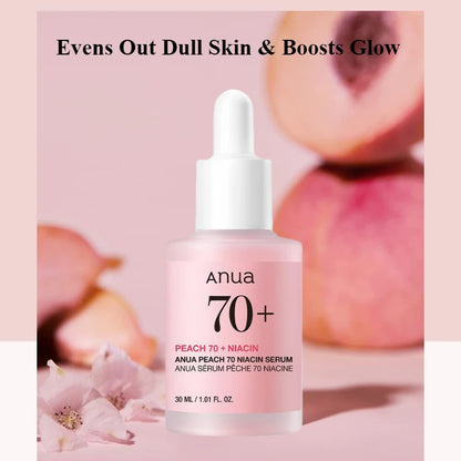 PEACH 70 +NIACINAMIDE FACIAL SERUM Glow booster Serum For Uneven & Dull Skin Tone Glow hydration Collagen Face Moisturizer