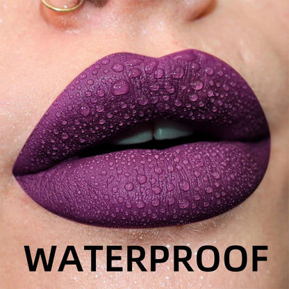 Matte Velvet Waterproof Liquid Lipstick – 19 Stunning Shades