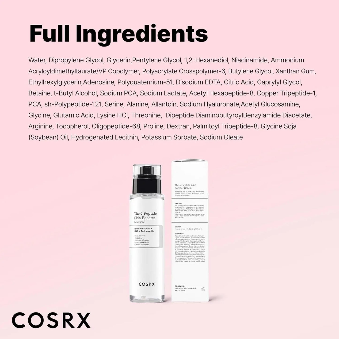 COSRX 6 Peptide Skin Booster