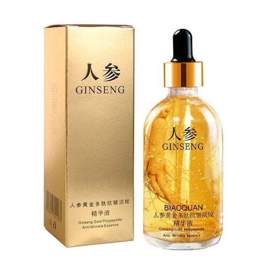BIAOQUAN Ginseng Gold Polypeptide Essence – Anti-Wrinkle & Firming Serum