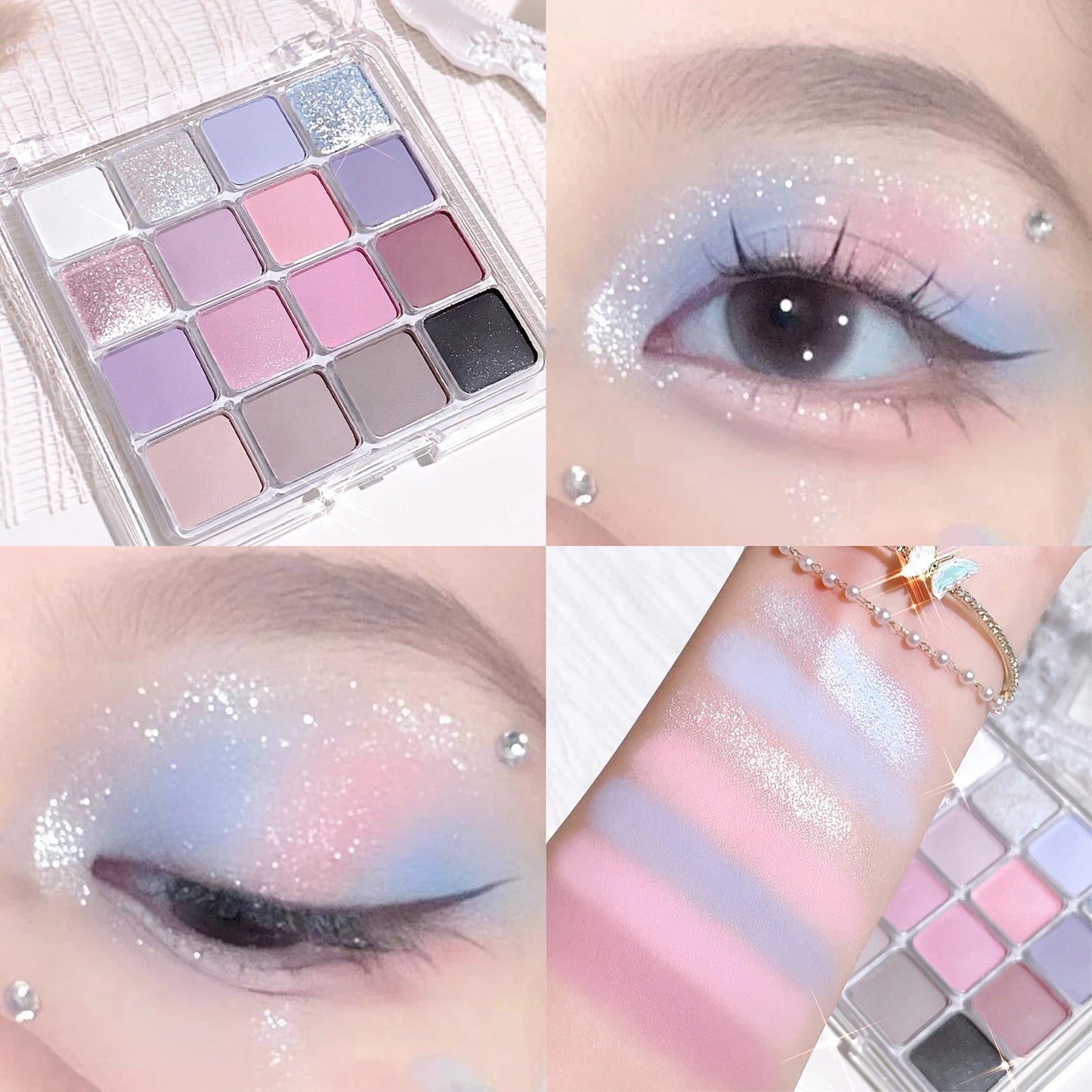 XIAOYUMI 16-Color Eyeshadow Palette