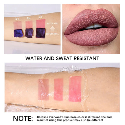Siman Purple Glaze Lip Gloss – Peel Off Tint