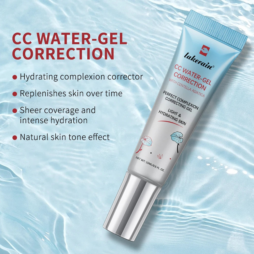 3er-Pack CC Cream Farbwechsel-Flüssig-Foundation mit Centella-Extrakt, koreanischer High Coverage Foundation, Foundation-Creme für das Gesicht, Make-up-Grundlage