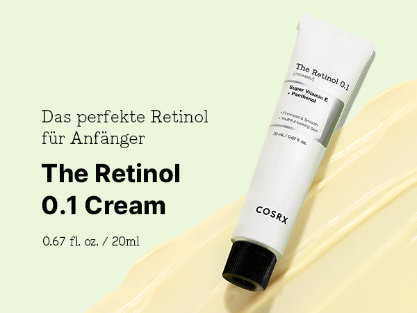 COSRX The Retinol 0.1 Cream – Anti Aging & Firming Night Moisturizer