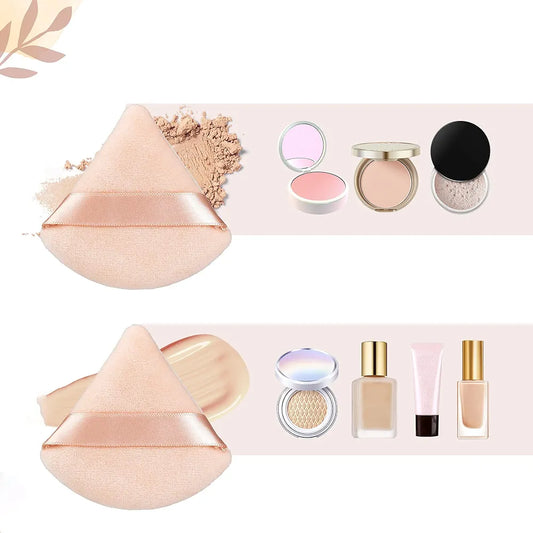 Velvet Triangle Makeup Puff