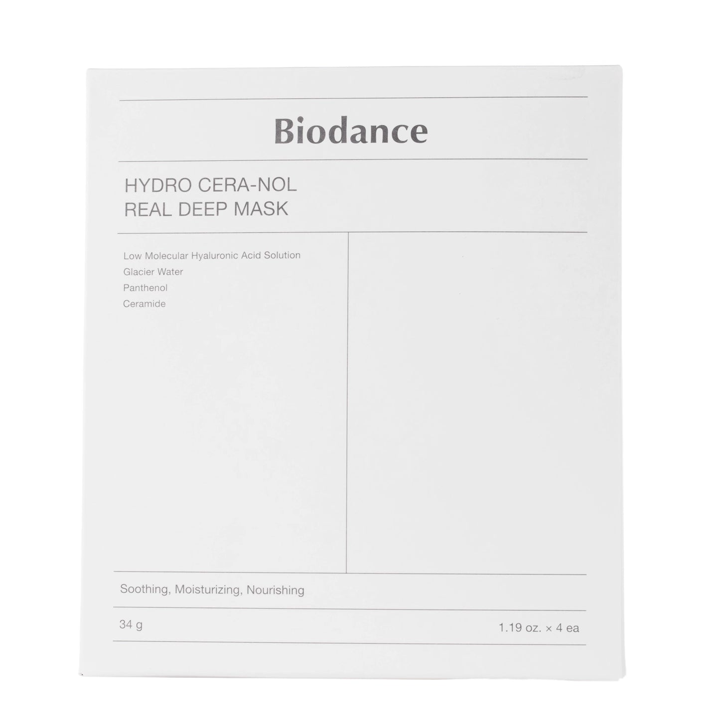 Biodance Hydro Cera-Nol Deep Mask